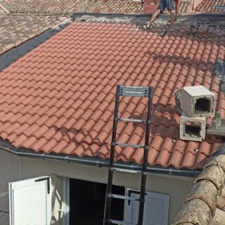 Rénovation d'une toiture dans le Gard
